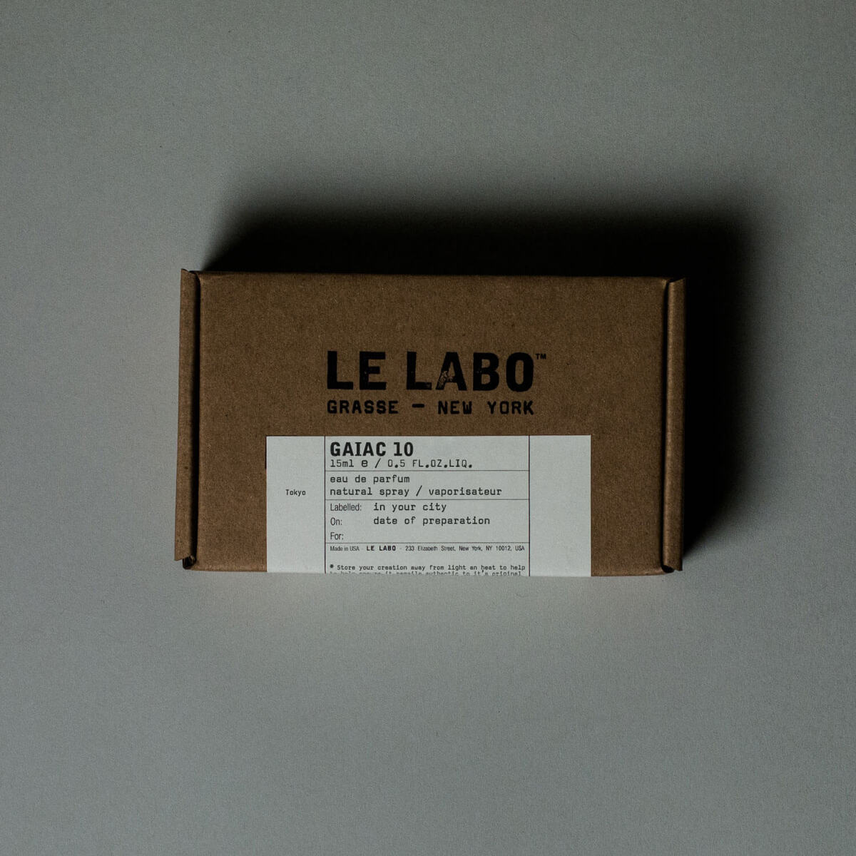 【。】LELABO GAIAC10 15mL Le Labo Gaiac 10 Tokyo Eau de Parfum EDP Sample Spray .05oz