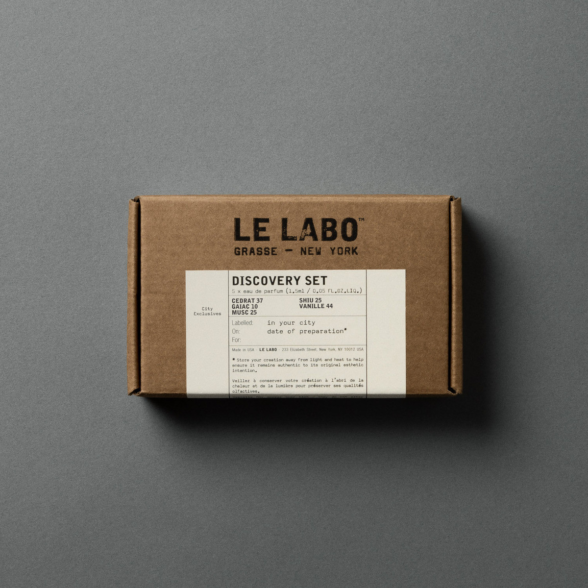 DISCOVERY SET | City Exclusives | Le Labo Fragrances