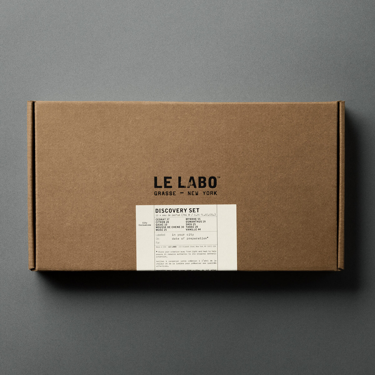 DISCOVERY SET | City Exclusive Collection | 5 x 1.5ml | Le Labo