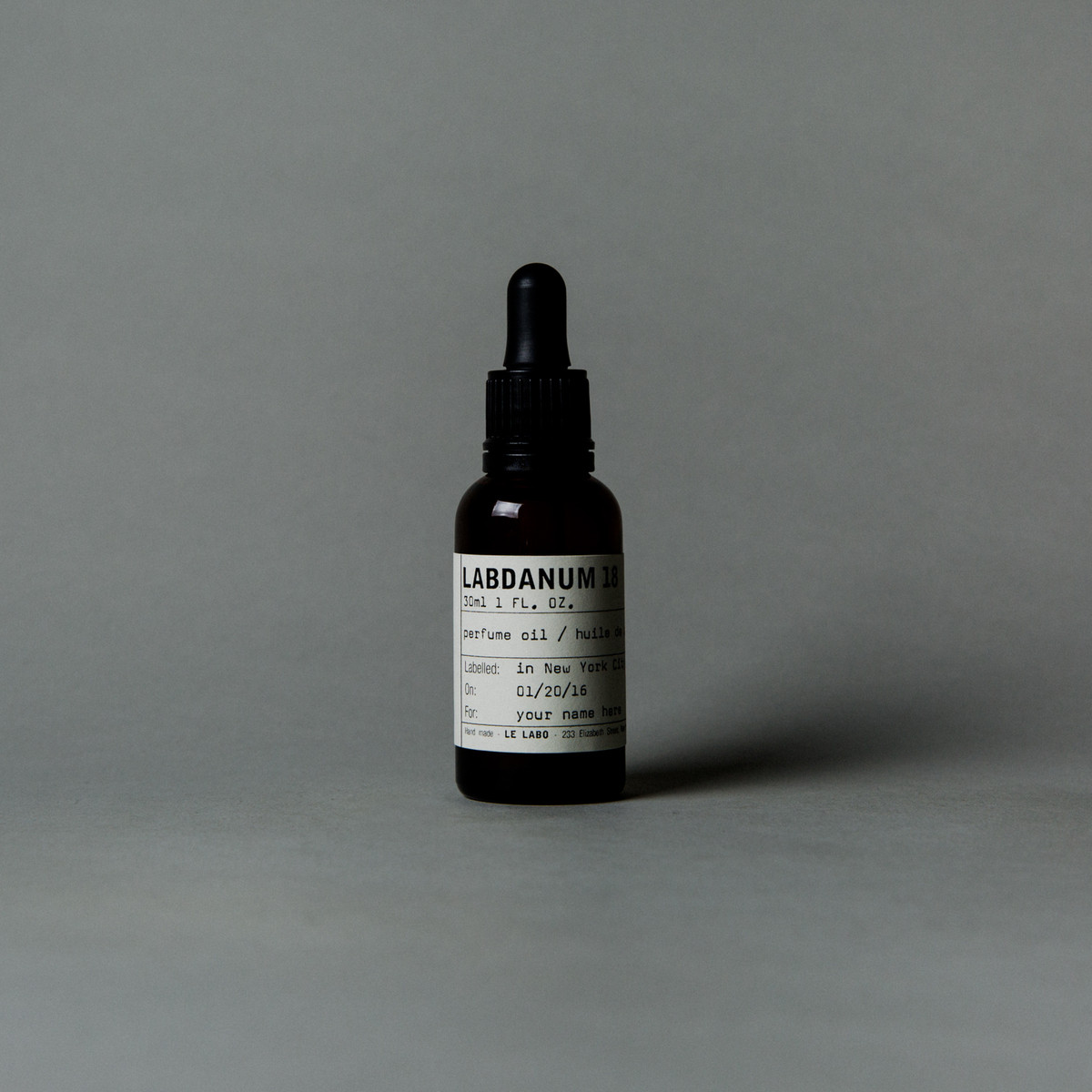 LABDANUM 18 | Perfume Oil | Le Labo Fragrances