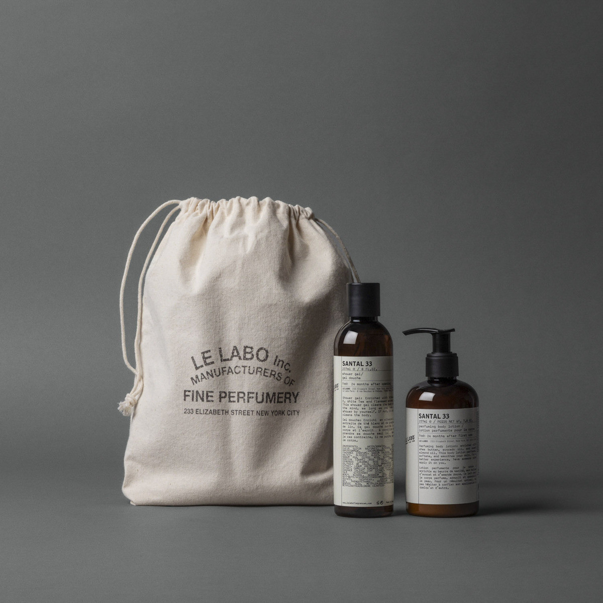 SANTAL 33 GIFT SET & POUCH | Perfuming Body Lotion & Shower Gel